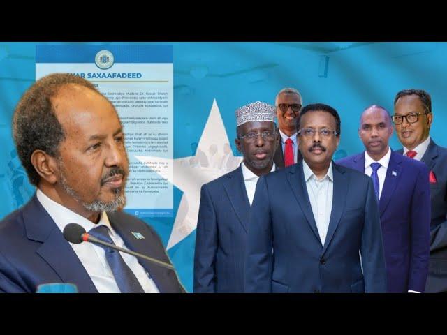 Afarta waji ee wadahadalka Xasan Sheekh iyo gadoodka mucaaradka.