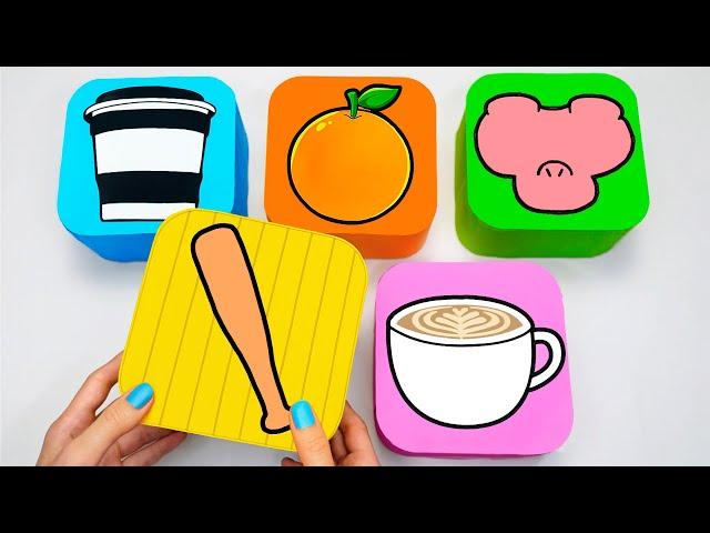 Paper DIYGUESS Sprunki ITALIAN BRAINROT with Tung Tung Sahur Blind Box Unboxing at 3 AM! Cubes DIY