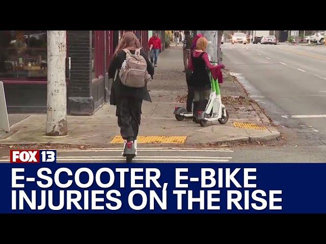 E-scooter, e-bike injuries on the rise | FOX 13 Seattle