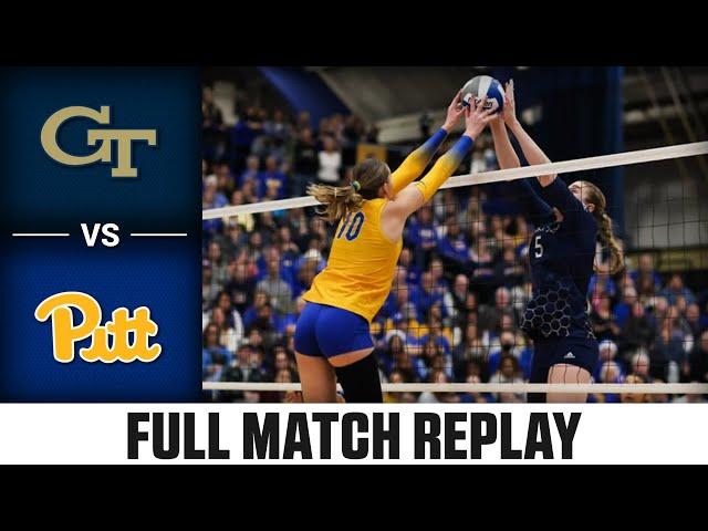 Georgia Tech vs. Pitt Full Match Replay | 2024 ACC Volleyball