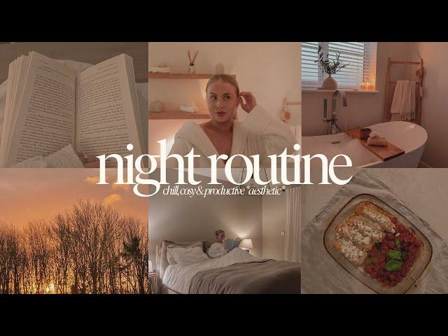 NIGHT ROUTINE 2023 | winter edition, chill & cosy, productive, self-care ~aesthetic~