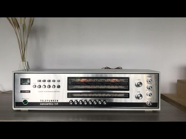 TELEFUNKEN Concertino Hi Fi Vintage Receiver | Cryptone