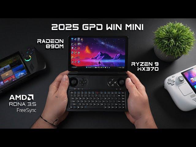 2025 GPD Win Mini RYZEN Ai 9 370 First Look, Incredible Performance!