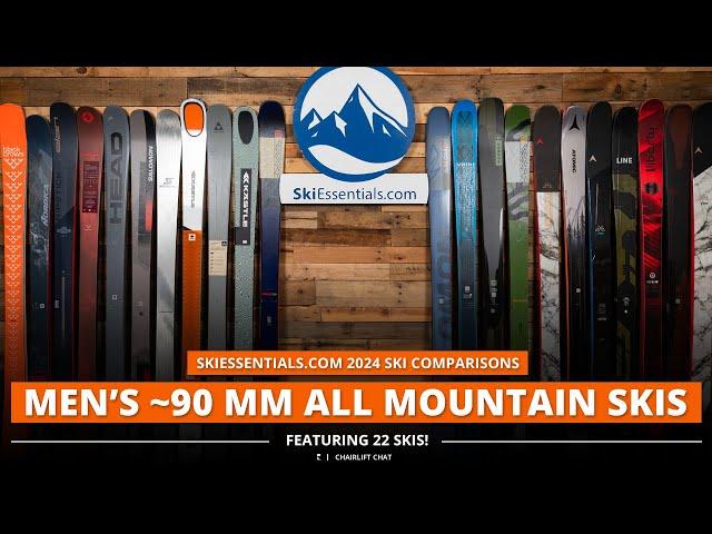 2024 Men's 90 mm All-Mountain Ski Comparison with SkiEssentials.com