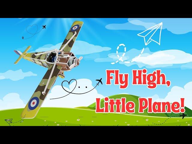 Fly High, Little Plane | Song for kids| SiSi Kids TV