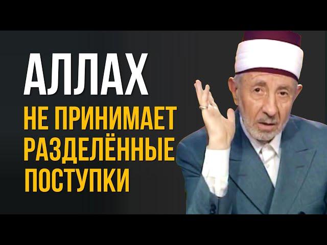 №199 Аллах не принимает разделенный поступок | Верующие любят Аллаха сильнее | Шейх Рамадан аль-Буты