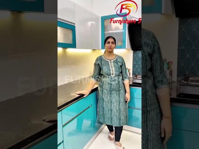 This Modular Kitchen Will Leave You Speechless | Design, Space & Style Redefined #furnishers5 #viral