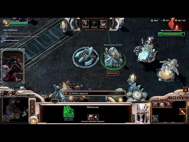 Playing Fenix on SC2 Co op, Tutorial~