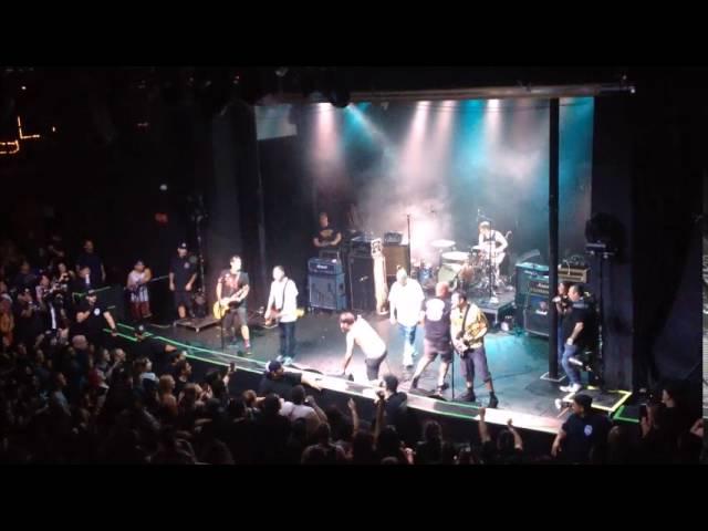 Guttermouth Bakers Dozen Observatory with Face to Face Mark Adkins Falling off stage