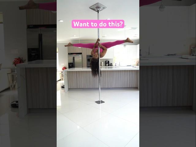 Pole Conditioning Exercises for Inverts #polefitness #poledance #pole #poledancing #fit2flaunt