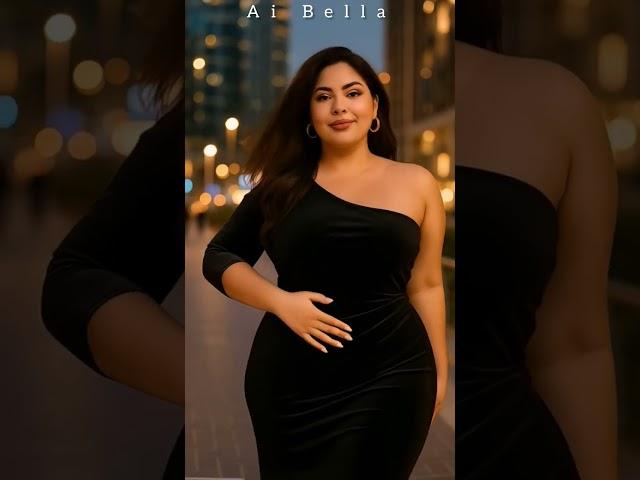 night walk | #aibella #plussize #royalbeauty #dubaiprinces #prettywoman #shorts #ytshorts #fashion