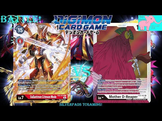 Digimon TCG EX2 Gallantmon Vs D-Reaper Full Match