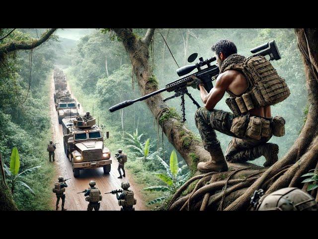 2024 Action Movie: Terrorists attack special forces, but a sniper ambushes them, turning the tables