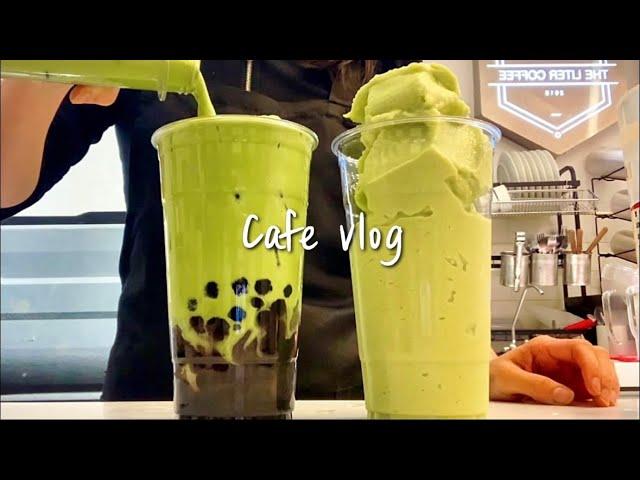 (Eng)🫘Adding pearls is love🫘/ cafe vlog / asmr