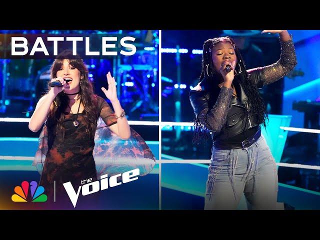 Eliza Pryor and Mikaela Ayira Bring the Energy on "A Thousand Miles" | The Voice Battles | NBC