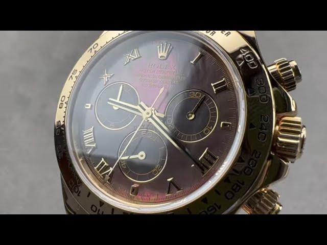 Rolex Cosmograph Daytona Black Mother of Pearl 116518 Rolex Watch Review