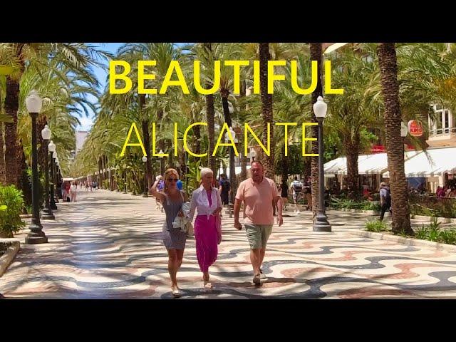 ALICANTE SPAIN 2024   Best city for sommer vacation in Costa Blanca [4K UHD]