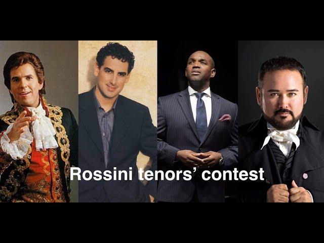 Languir per una bella (the Rossini tenors’ contest)