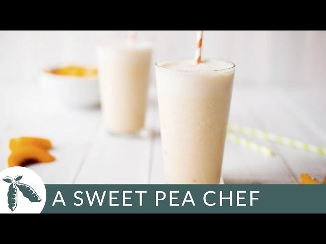 Peach Protein Shake | A Sweet Pea Chef