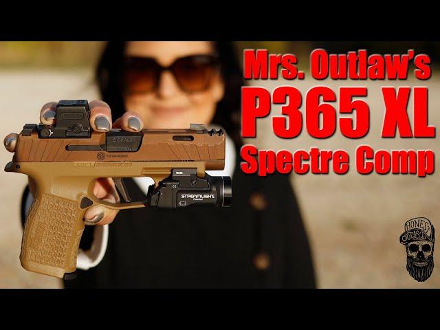 New Sig P365 XL Spectre Comp Coyote Brown First Shots: Mrs. Outlaw's New Carry Gun?