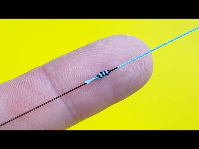 a knot that every angler should know about. How to tie two fishing lines together. 4k