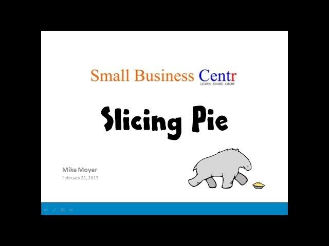 Slicing Pie: Funding Your Company Without Funds