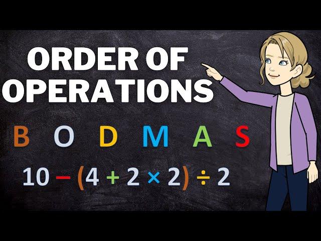 Order of operations using BODMAS