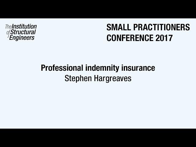 SPC 2017: Professional indemnity insurance