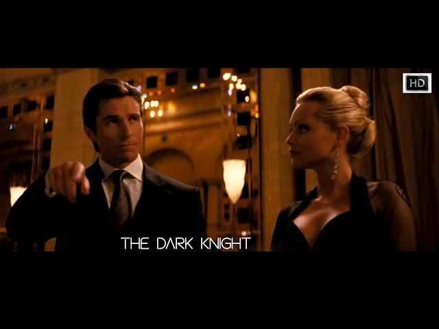 Bruce Wayne meets Rachel - Restaurant Scene | Dark Knight (2008) English HD