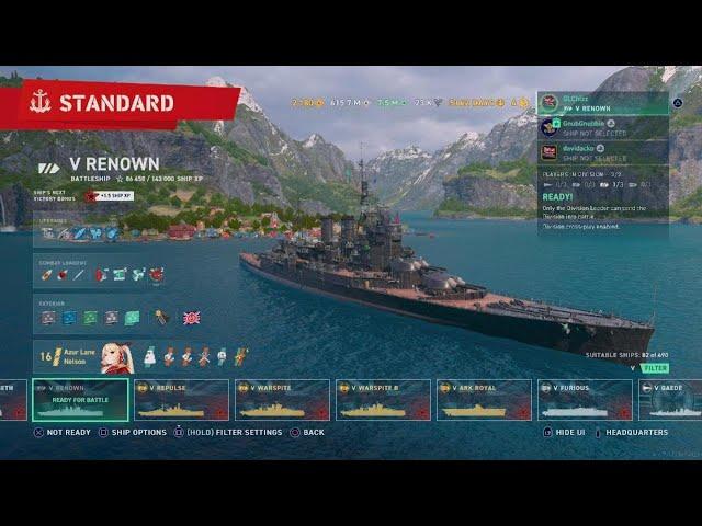 World of Warships: Legends HMS Renown