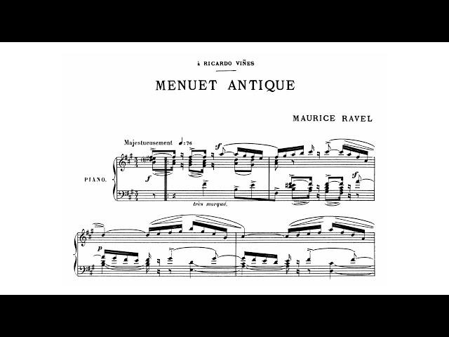 Ravel - Menuet antique [Seong-Jin Cho]