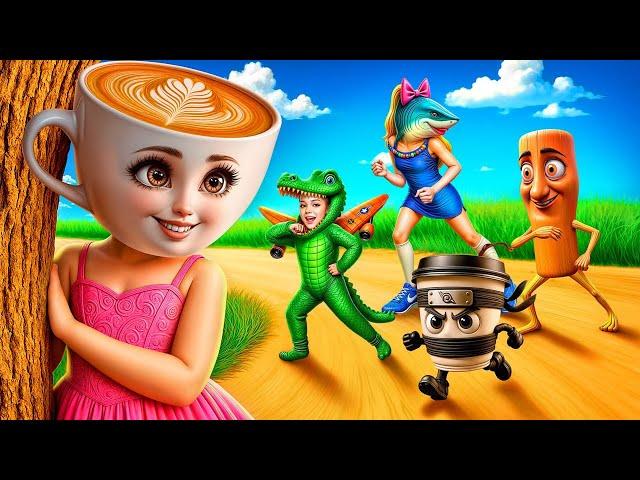 Ballerina Cappuccina Makeover: From Squid Game Doll to Italian Brainrot in Real Life!