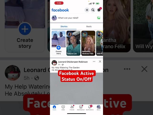 How to turn on/off Facebook Active Status