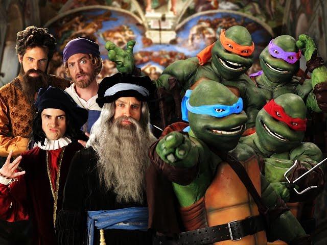 Artists vs TMNT. Epic Rap Battles of History