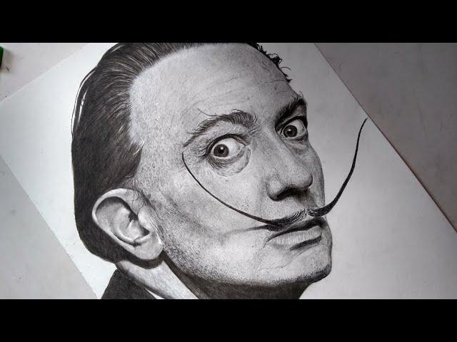 Realistic Drawing Salvador dali / realistic drawing / its art adda