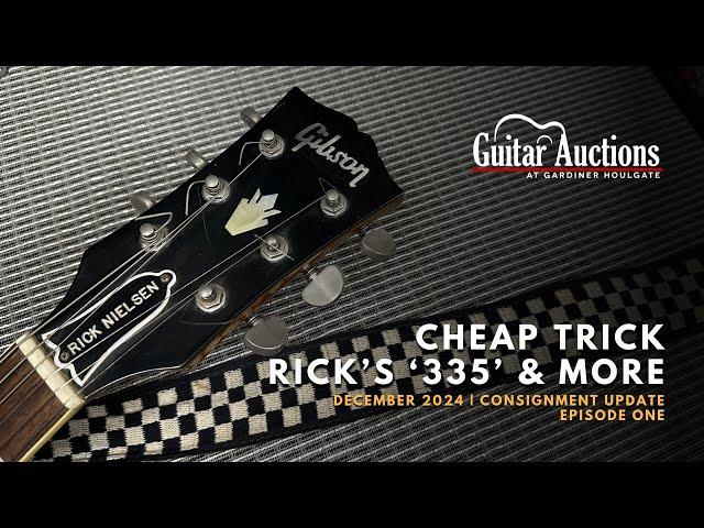 Cheap Trick Rick, Mick Ralphs Tele & More! | Dec '24 Guitar Auction Consignment Update | Episode 1