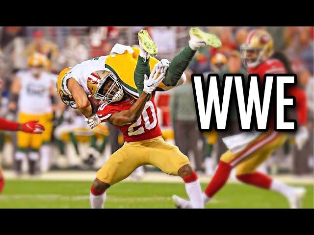 NFL "is this the WWE?" Moments || HD