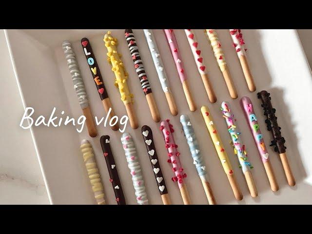 Making cute and luxurious Pepero with Daiso materials