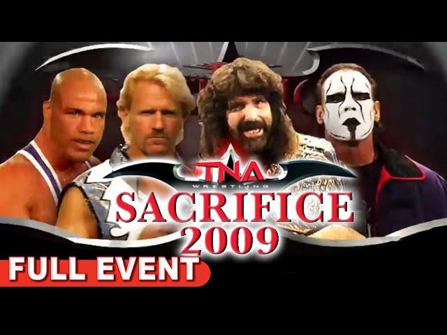 TNA Sacrifice 2009 | FULL PPV | World Champion Mick Foley vs. Sting vs. Kurt Angle vs. Jeff Jarrett