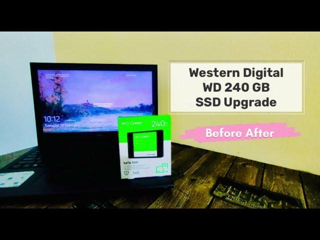 SSD vs HDD Speed Test: Western Digital WD Green 240GB SSD Upgrade in Dell Laptop!