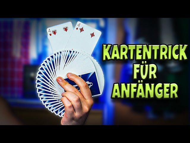 Der PERFEKTE KARTENTRICK für ANFÄNGER (Reverse Card) | Erklärung zum Nachmachen