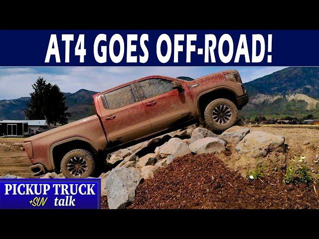 Off-Road with GMC Sierra AT4 in Wyoming