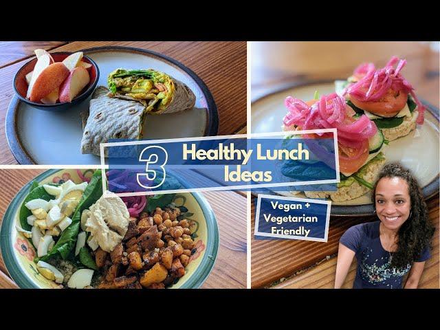 Easy HEALTHY Lunch Ideas for Busy MOMS | Simple Vegan & Vegetarian Lunch Recipes | Quick Lunch Prep