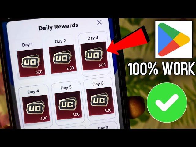 PlayStore Free 600 UC in BGMi | Free M21 Royal Pass/Elite Pass | Free Redeem Code & Free UC in BGMI