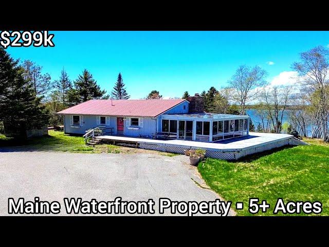 Maine Waterfront Homes For Sale | $299k | Maine Real Estate For Sale | Sitting atop