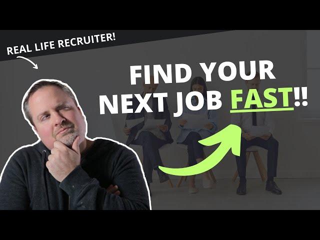 How to Find A Job Faster In  A Crappy Labor Market