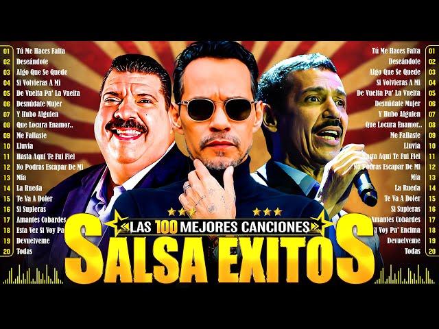 MARC ANTHONY, EDDIE SANTIAGO Y MAELO RUIZ  MIX SALSA ROMANTICA PARA BAILAR  SALSA ROMANTICAS 2024