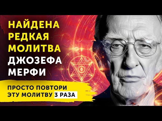 ВЫ НЕ ПОВЕРИТЕ, КАК БЫСТРО ОНА РАБОТАЕТ! Редкая МОЛИТВА Мерфи НА ИЗОБИЛИЕ! Исполнится, ЧТО УГОДНО!