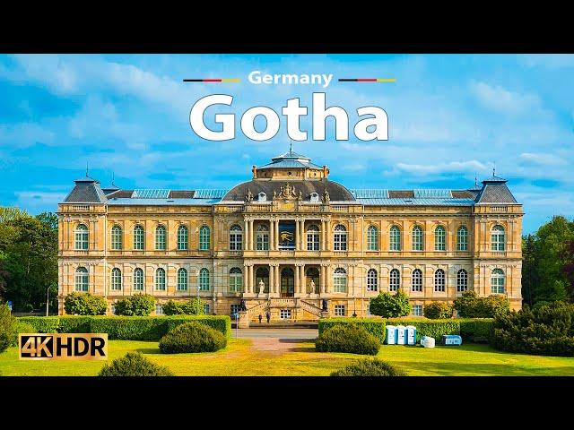 Gotha, Germany  Walking Tour, 2023 ️ 4K HDR | Exploring the Beautiful German Town