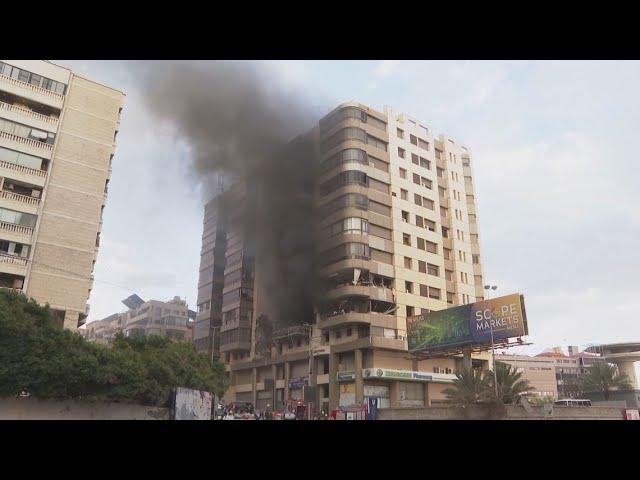 Israeli airstrike hits residential building near Iranian embassy